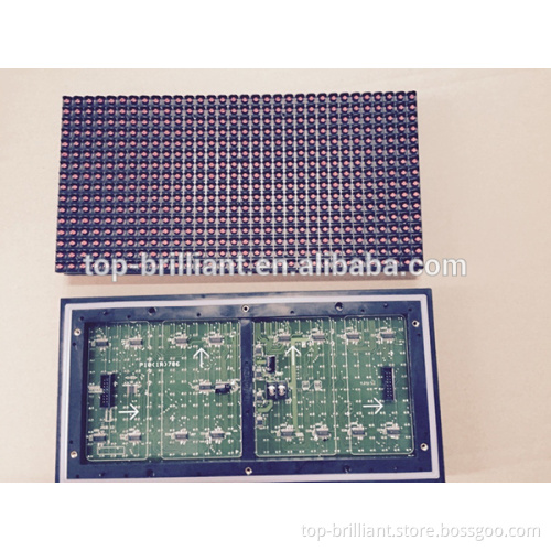 high brightness Outdoor IP65 P10 1r 32*16 Single Red Color LED Display Module
